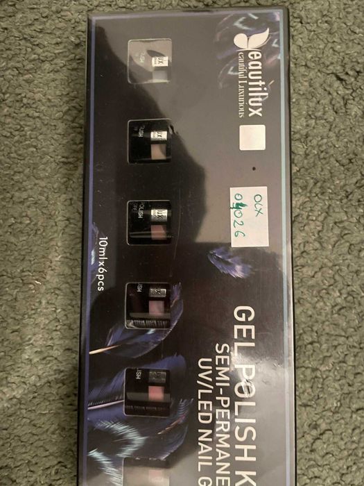 Beautilux Beautilux Zestaw lakierów hybrydowych 6x10ml 04026