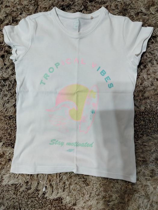 Koszulki dziewczęce 3 sztuki