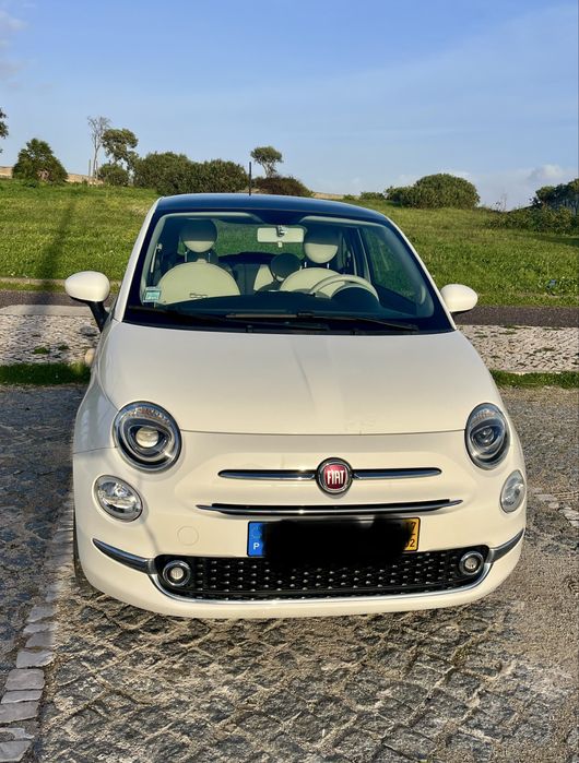 Fiat 500 1.2 lounge.  70.325km. Inspeção válida até fev 2027.