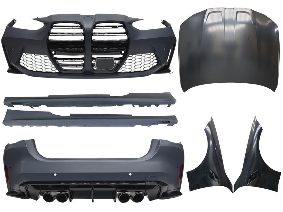Комплект обвісів  ( стиль M4 G82 ) Full Set V2 на BMW 4 Series G22 / G23 2020-2024 року