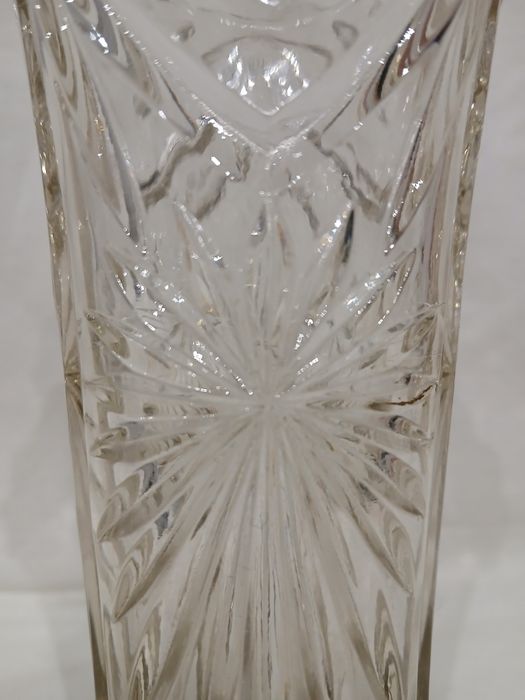 Wazon szklany retro .