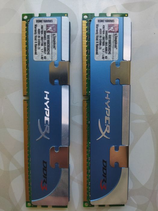 ОЗУ Kingston DDR3 2 x 2 = 4 Gb