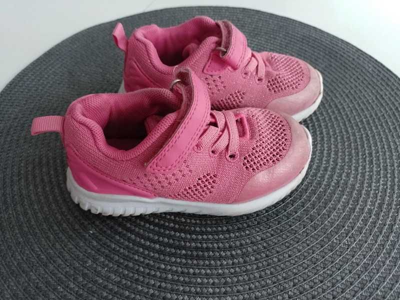 Buty adidasy różowe dla dziewczynki rozmiar 23 (T19)