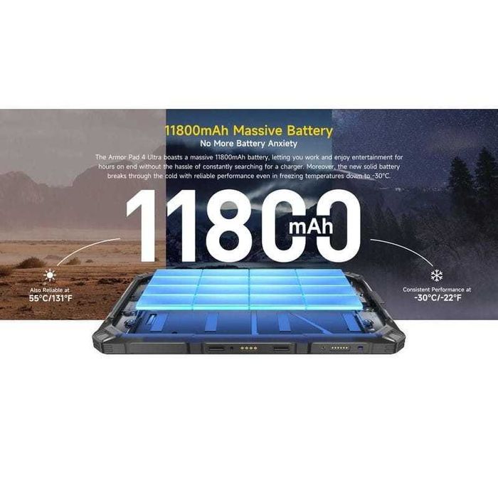 Tablet Ulefone Armor Pad 4 Ultra 8GB/256GB 5G IP69K 2.4GHz
