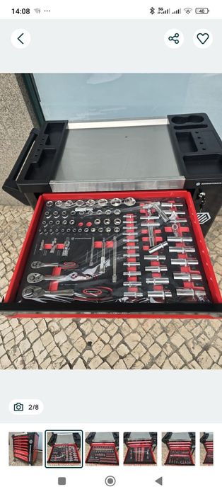 Carrinho 7 gavetas 6 gavetas completas