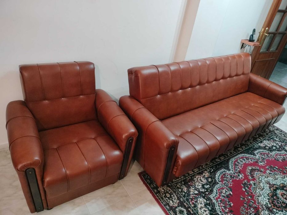 Sofá-cama + Maple em napa