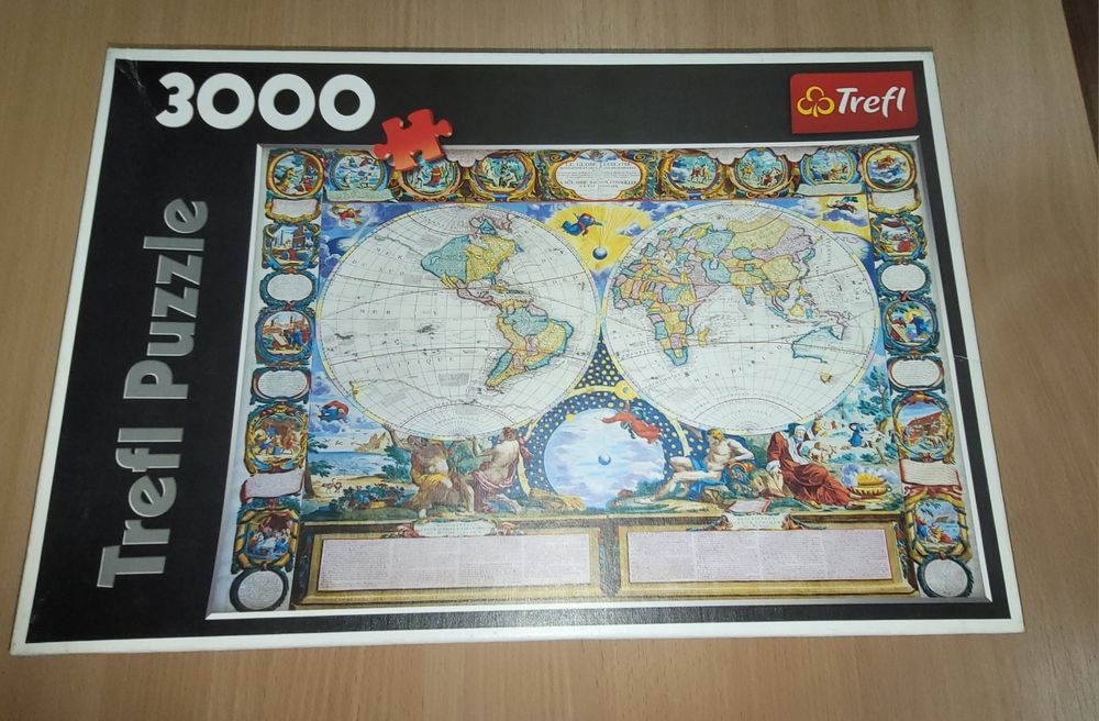 Пазл Trefl 3000 карта