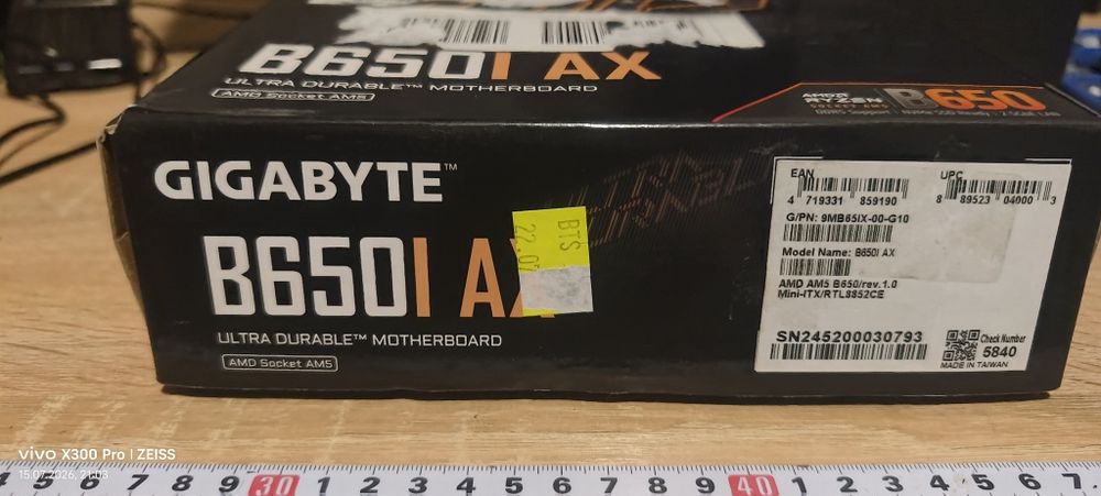 Gigabyte B650I AX AM5 Mini ITX