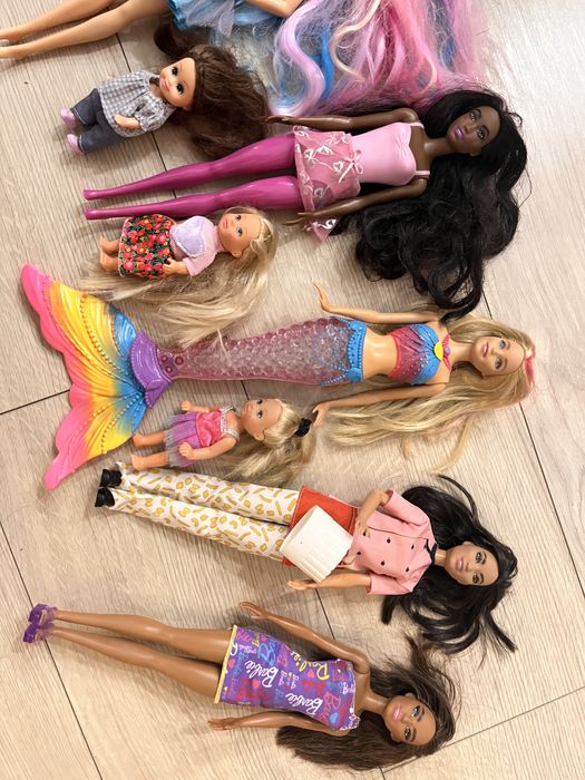 Lalki barbie duży zestaw