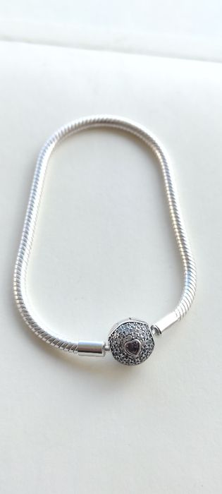 Pulseiras variadas prata 925, compatíveis com berloques Pandora