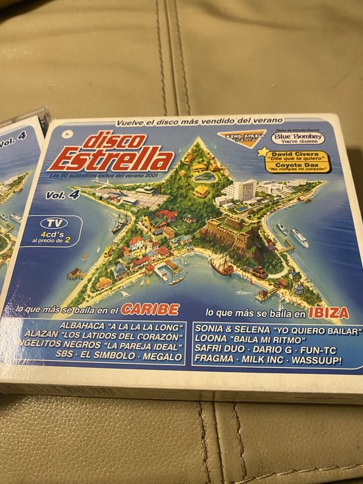 Disco Estrella Vol. 4 (2001) - Pack 4 CDs Original - Verão 2001