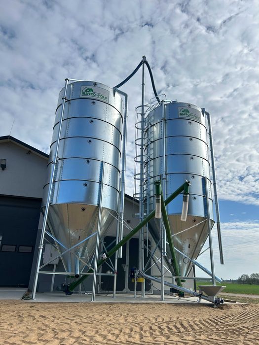 Silosy Lejowe Zbożowe Paszowe nie Bin dowóz + postawienie w całości Silos Producent PL