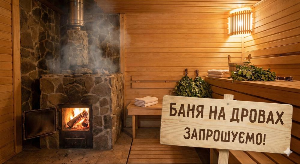 Баня на дровах Полтава