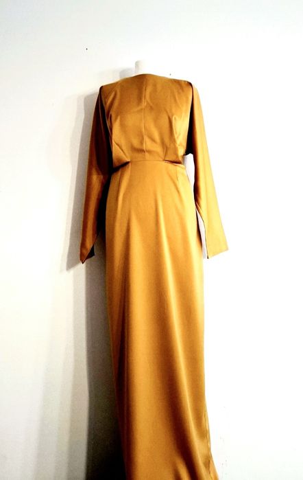 OKAZJA asos taliowana długa maxi sukienka wesele komunia 42 xl 40 l m