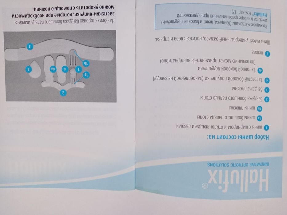 Оригинальная немецкая Вальгусная шина Hallufix Халлюфикс