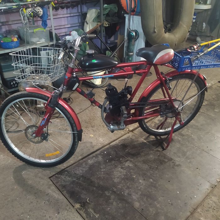 Мопед-веломотор.