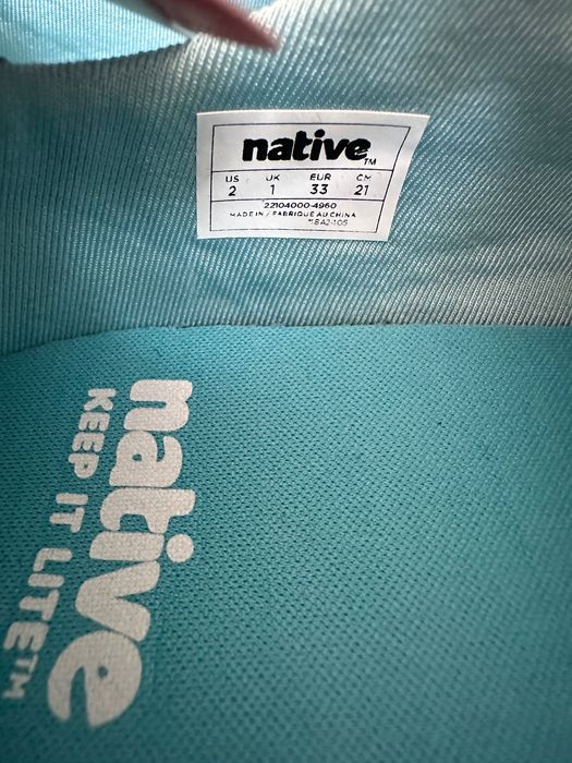 дитячі мокасіни Navive розмір 33, 21см