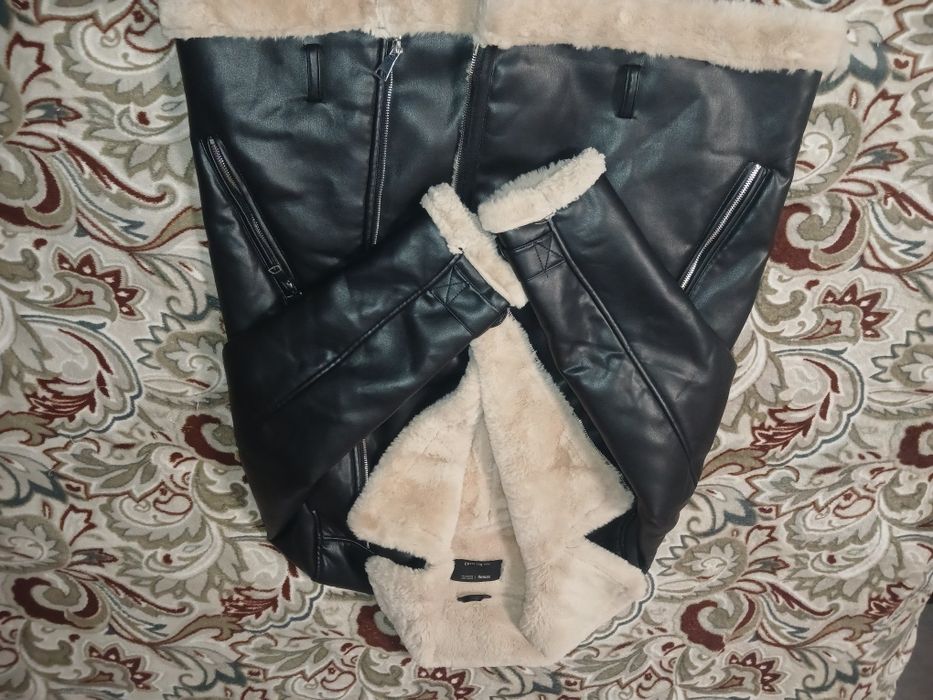 Кожанка кожуха з мехом зимня ХЛ