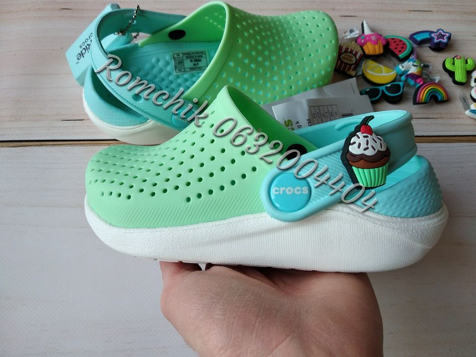 Дитячі крокси для дівчаток босоніжки Crocs Literide kids clog  крокс С