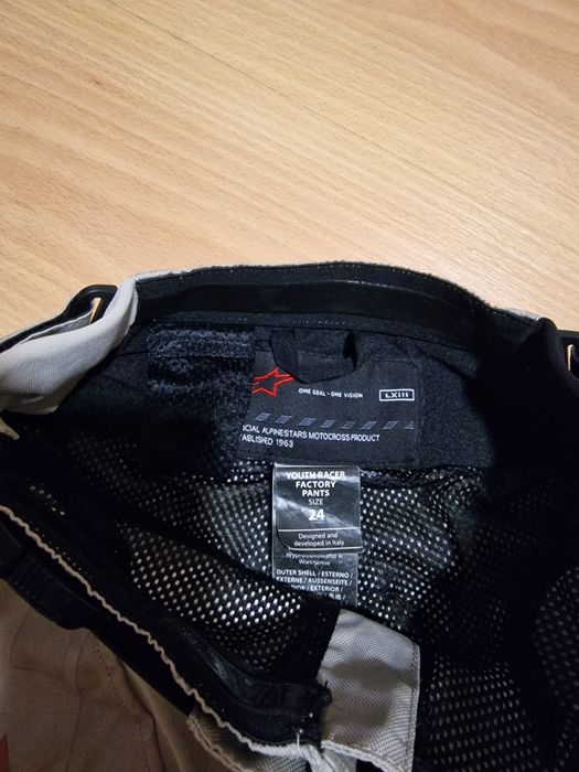 Alpinestar calças motocross criança n° 24
