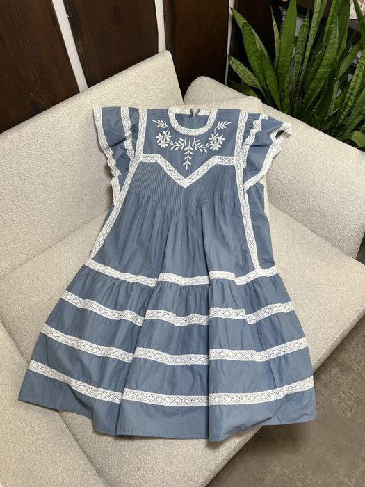 Гарна сукня, блакитного кольору! Розмір М! знижки!!