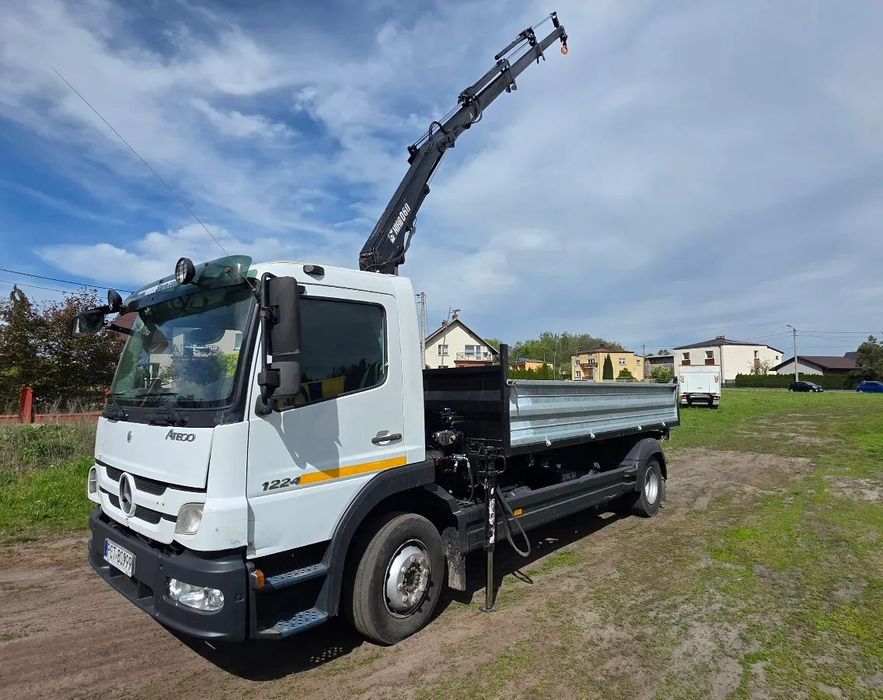 Mercedes-Benz Atego 1224 Wywrotka Trójstronna HDS  Mercedes-Benz Atego 1224 Wywrotka 3-stronna HDS HIAB | 2011 rok BLOKAD