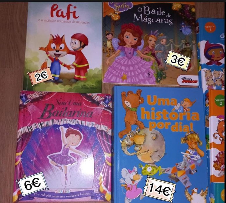 Varios livros infantis