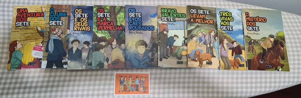 Coleção infantil "Os Sete". Novo