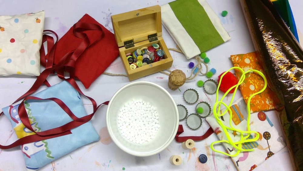 Almofadas sensoriais para bebé e crianlça