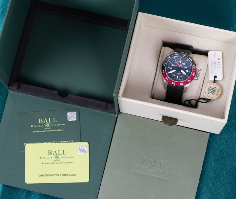Zegarek Ball Engineer Hydrocarbon AeroGMT II DG2018C-S3C-BE GW2028