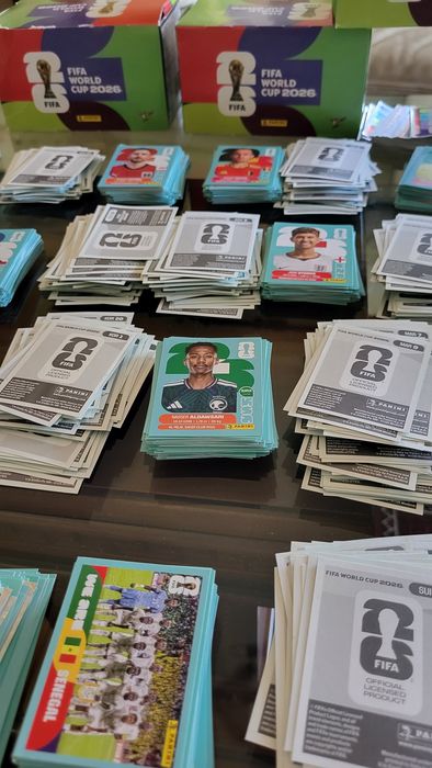 Mundial 2026: vendo cromos a 0,40€ cada. Quase todos os números disponíveis.