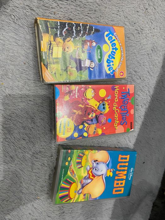 Cassetes VHS como novas