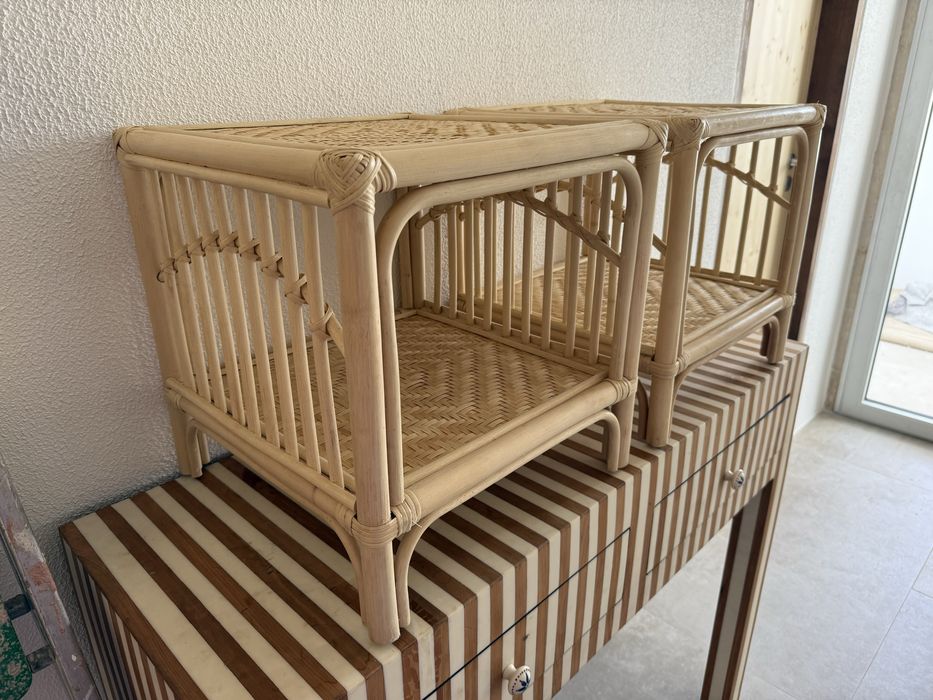 Mesas Rattan - par - novas