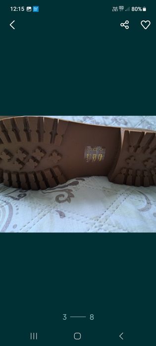 Skórzane buty firma Madewell