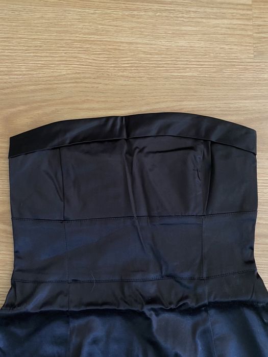 Vestido preto cai-cai