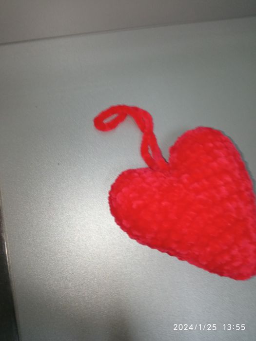 Плюшевое сердце подарок на день святого Валентина валентинка