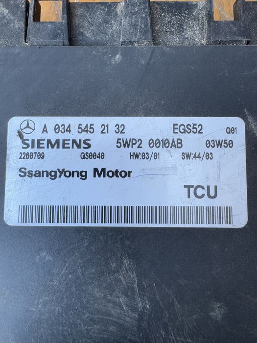 Контроллер блок КПП коробки передач Ssangyong Rexton