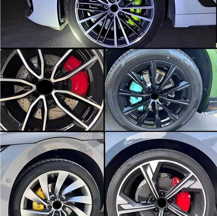 4 capas de pinças travão maxilas em alumínio de encaixe direto nas pinças para BMW Audi Mercedes Tesla etc.