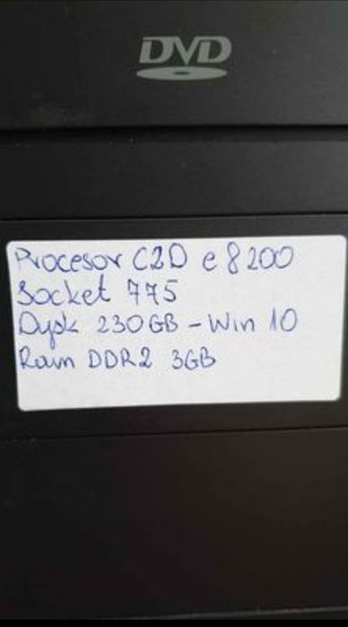 Komputer stacjonarny informacje w opisie