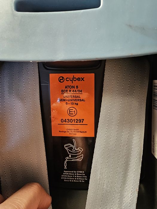 Cybex Aton 5 Fotelik Samochodowy 0-13kg + ISOFIX Baza 2-fix nosidełko