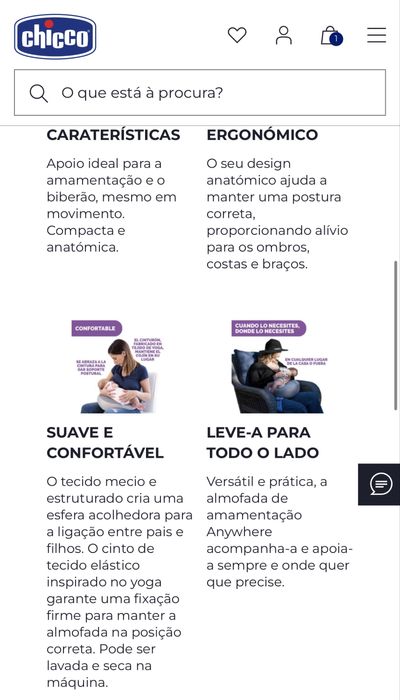 Almofada de amamentacao