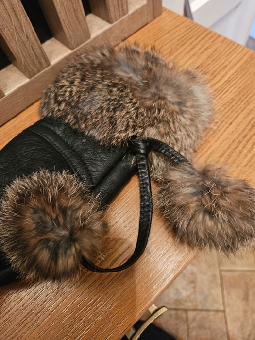 Rekawiczki skórzane jednopalczaste