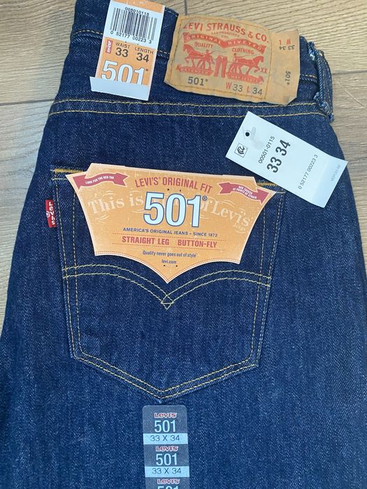 Dżinsy Levis 501 33/34