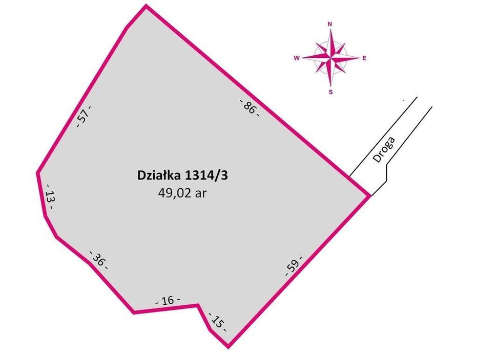 49,02 ar pod dom lub inwestycję - Słocina Rzeszów - Widok 4