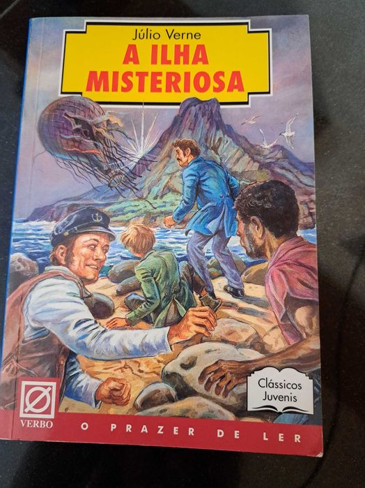 Livro Antigo Novo de Júlio Verne-A Ilha Misteriosa