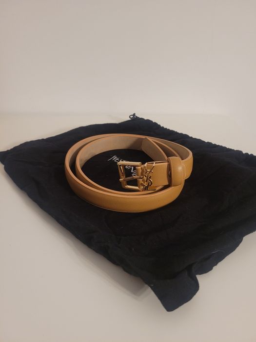 Pasek camel Yves Saint Lauren