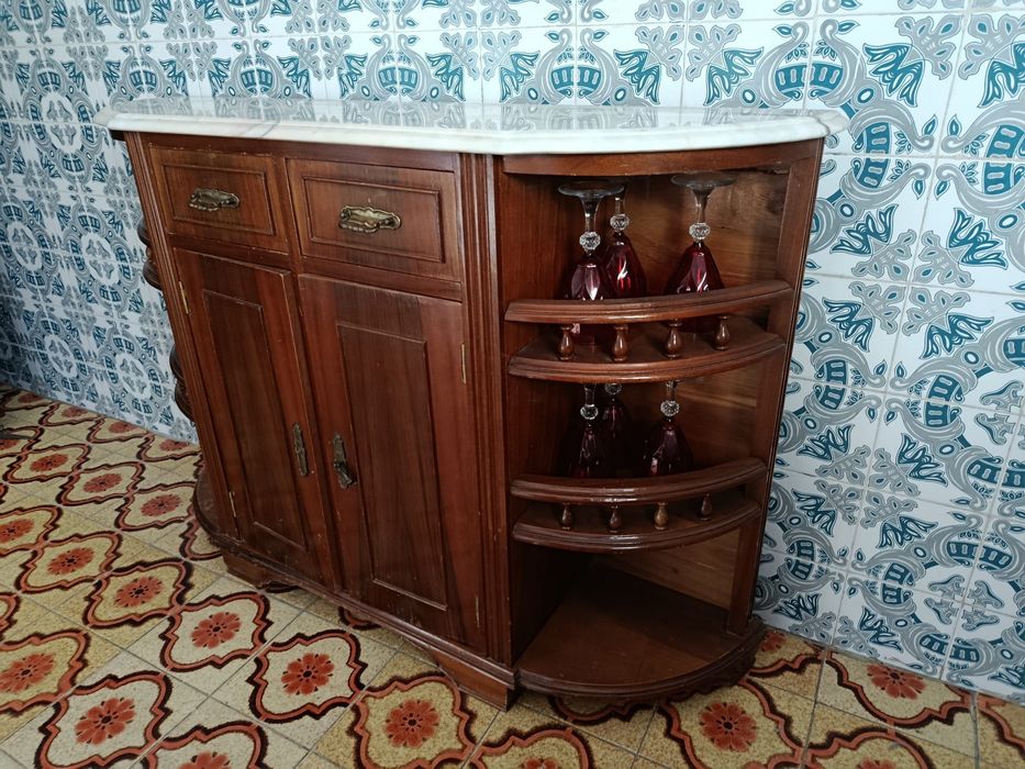 Consola / sapateira em pinho