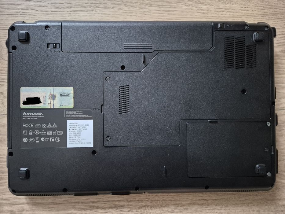 Lenovo G550 | Intel T6500 | GeForce 105M | 4 GB RAM | 512 GB HDD
