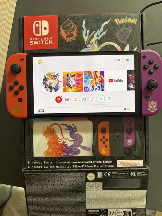 Nintendo Switch Oled Pokemon Scarlet & Violet edition
