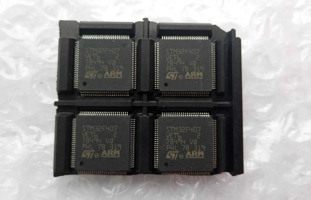 Микроконтроллер STM32F407VET6 память 512 kB флеш 192 kB RAM 100 pin